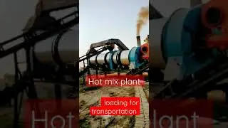 Material loading for transportation from Hot mix plant #civil #construction #engineering #upsc #ssc