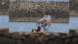 Shen Yue and Dylan Wang at the set of The Inn 2026.