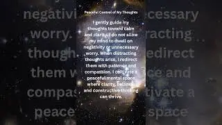 PEACEFUL CONTROL OF MY THOUGHTS Balance Patience Quiet Motivate  Manifest Gratitude #viral #shorts