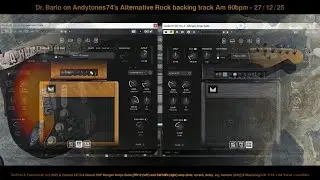 Dr. Barlo on Andytones74's Alternative Rock backing track Am 90bpm - 27/12/25