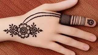 Easy simple New mehendi design 2025 || Letest Arabic mahandi design back hand ||#easymehendi #simple