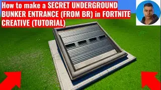 Как сделать СЕКРЕТНЫЙ ВХОД В ПОДЗЕМНЫЙ БУНКЕР в режиме творчества FORTNITE (УЧЕБНОЕ ОБУЧЕНИЕ)