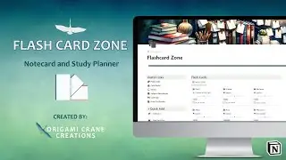 Flashcard Zone: Notion Study Planner