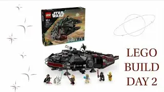 Building a LEGO Dark Falcon Day 2 || Build Your Own Star Wars with LEGO