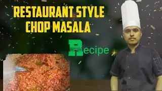How to make Restaurant style chop masala ?🔥 @CHEFDEEPAK