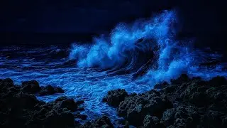 Ocean Waves ASMR for Insomnia Relief & Deep Sleep Focus and Relaxation 🌊💆 Sea Sounds in The Night