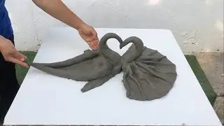Creatively Make Amazing Animal Shaped Flower Pots From Old Towels / Cement Craft Ideas