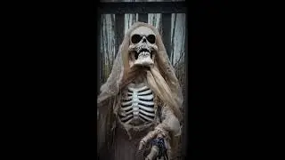 Wicked Costumes - Hanging Skeleton Reaper in Chains - HD-0709