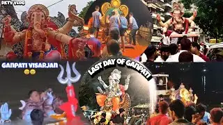 GANPATI VISARJAN DAY 🥺 ULHASNAGAR CHA RAJA ULHASNAGAR CHA VIGHNAHARTA AND SHANTI NAGAR CHA RAJA|DKTV