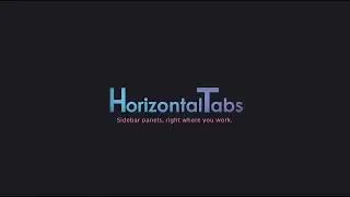 Horizontal Tabs Blender Addon - Features Showcase