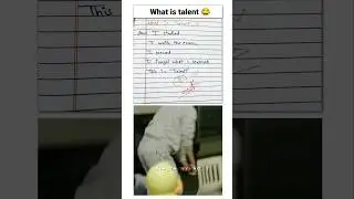 What is talent 😂 #funny #btsfunnytime #btscomedy #memes #bts #comedyseries #comedy #comedyshow #bts