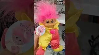 Vintage Russ Berrie Troll Clown Doll Soft Body Jester Circus 10
