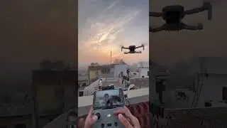 Dji mini 2 takeoff drone #shorts #viral #trending #shortsfeed #new #fyp #dji #drone