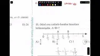 Lütfizadə adına Riyaziyyat-Məntiq olimpiası 1-ci mərhələ. Sualların izahı 03.03.2024