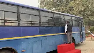 Nitin Gadkari observes DRDO Technology which can suppress bus fire within 60 seconds