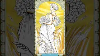 🌸 Satisfying Color Filling Art Relaxing Painting Video #viral#shorts #coloring #love#art #drawing