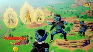 Guerreros Z vs Cell Junior - DRAGON BALL Z KAKAROT (4K)