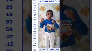 Addition and  Subtraction.Indian Abacus.