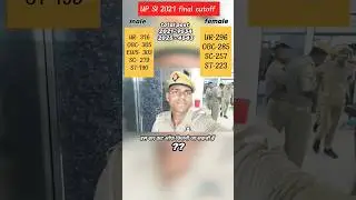UPSI 2021 cutoff sub inspector #motivation mock test #subinspector #study #2025goals target UPSI