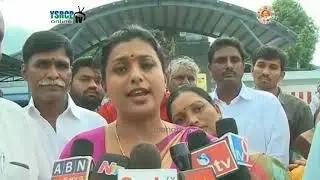 Nagari : YSRCP MLA Roja offer Prayers & breaks Coconuts for the Success of YS Jagan Paadayatra
