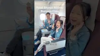 Singapore to Bhutan on Drukair&rsquo;s business class. #bhutan #airlines #drukair