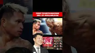 PROMOTER NI CASIMERO, UMAMIN! FIGHT TICKETS, AVAILABLE NA!