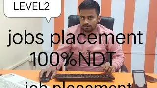 NDT LEVEL2 UT training proeticals videos ASNT NDT LEVEL2 job placement 100%