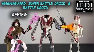 Jedi: Survivor Droid, набор из 3 предметов (Star Wars Black Series) &mdash; ОБЗОР &mdash; MagnaGuard, SBD и B1