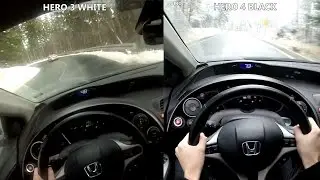 GoPro Hero 4 Black vs GoPro Hero 3 White - POV Comparison