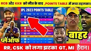 ipl 2023 points table today। latest points table। CSK, GT, MI, RCB, all teems।