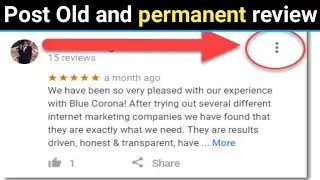 Updated GMB review method || GMB authentic and permanent review method 