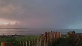 Lightening strikes off Nantasket