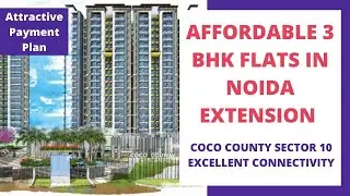 ABA Coco County | ☎️7861008808 | 3 BHK Flats for Sale in Noida Extension | Construction Update