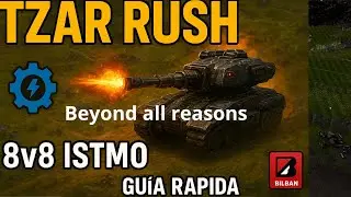 LA GU&Iacute;A de TECNOLOG&Iacute;A R&Aacute;PIDA: Dominando el Frente con TANQUES TZAR en 8vs8 (Beyond All Reason BAR)