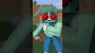 CHECK MY BIO HELP Herobrine 🤫🎁 DRAW Zombie lady Challenge #minecraft #herobrine#xmas