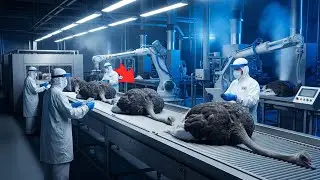 Inside the Ostrich Processing Plant: How Ostriches Become Meat, Leather, Oil & High-Value Products