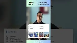 Solartrade Proposal Maker | How to update your profile