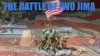 The Battle of Iwo Jima ( Army Men ) Stop Motion