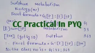 Libraryscience CC Practical|BLIS CC Practical|Colon Classification Practical|
