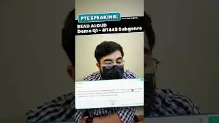 PTE Speaking Read Aloud Demo Q1 | Live Practice with Explanation