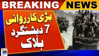 Action of security forces, 7 terrorists killed - ISPR | Geo News