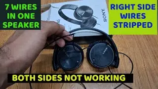How to Fix dead SONY MDR-ZX1110NC Headphones