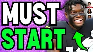 5 MUST Start Fantasy Football Players for Week 8 (MNF) Tyrone Tracy Or Wan'Dale Robinson
