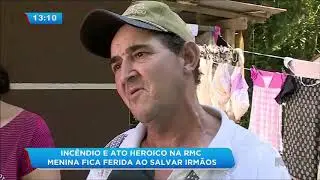 Adolescente que salvou irmãos em incêndio em Colombo luta para sobreviver na UTI