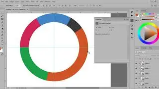 Ellipse Tool, Circle Pie Chart in Photoshop CC