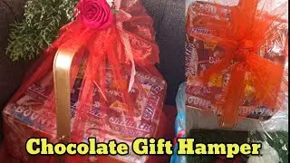 Chocolate Hamper DIY ||Handmade hamper||Engagement Hamper making||birthday gift|aniversery gift