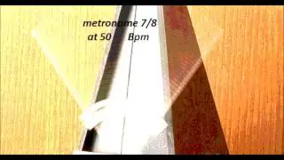metronome 7/8 at 50 Bpm