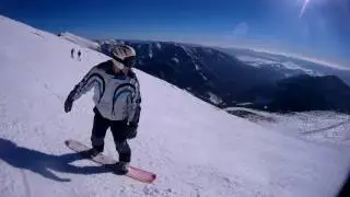 Snowboarding in Chopok
