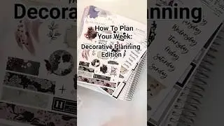 How To Plan Your Week Using a Journaling Kit #planwithme #erincondren