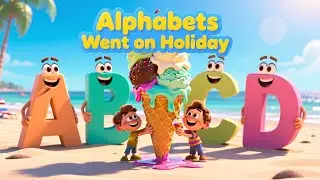 👉 Alphabets Went on Holiday 🔤🏖️ | A to Z Alphabet Song for Kids | Fun Learning